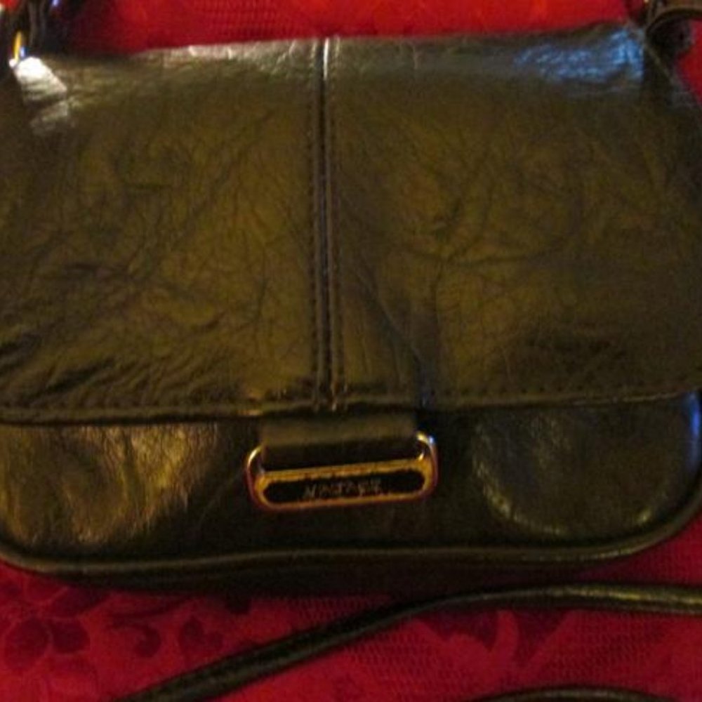 Vintage Crossbody Bag Mini Brown Leather Bag